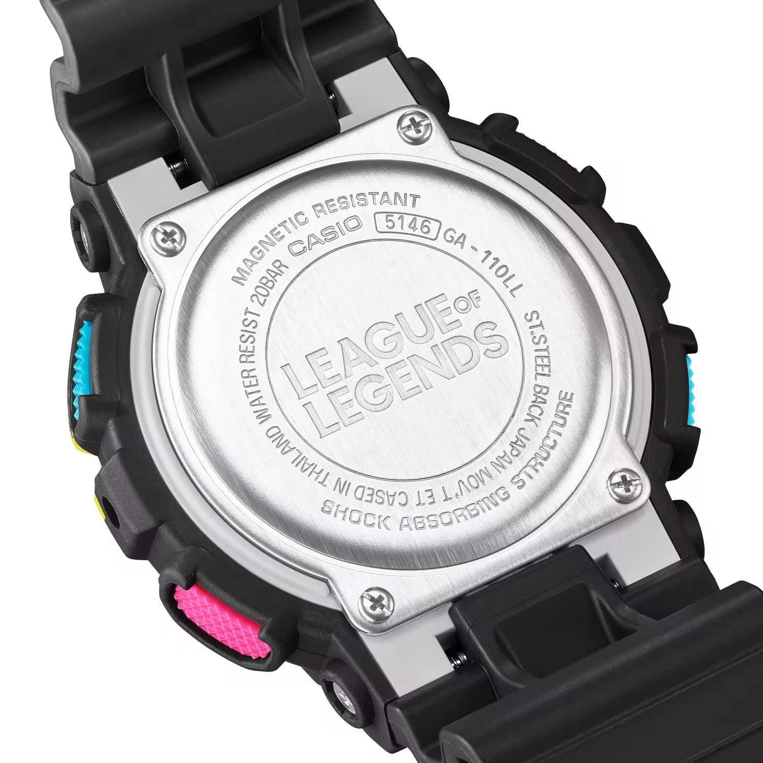 G-Shock X League of Legends Analog Digital Edition Jinx Men's Watch GA-110LL-1AER