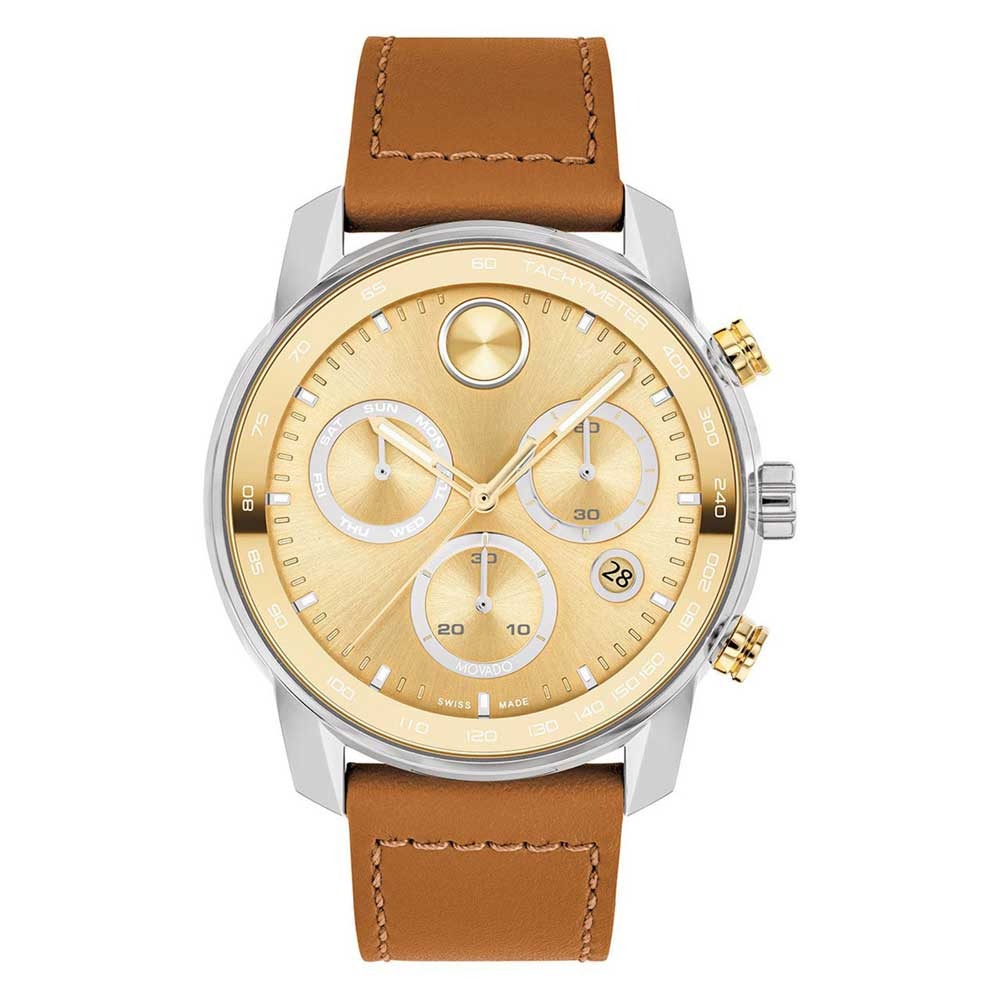 Movado BOLD Verso Gold Dial Men Watch 3600908