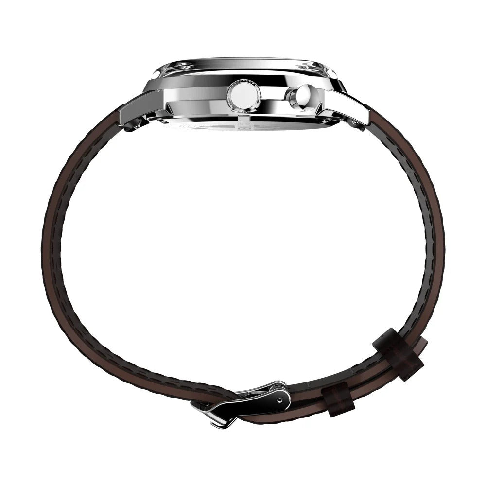 Timex Marlin Rose Gold Dial Multifunction Moon Phase Men's Watch TW2W51100UJ