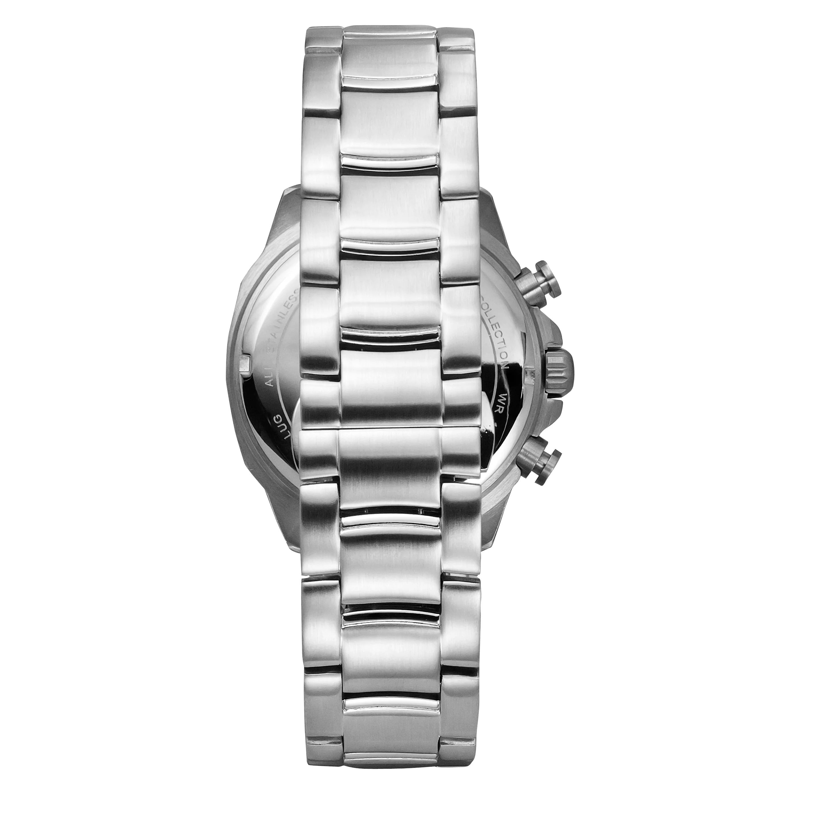 Timex E Class Quartz Black Dial Multi-Function Stainless Steel Men's Watch TWEG25000