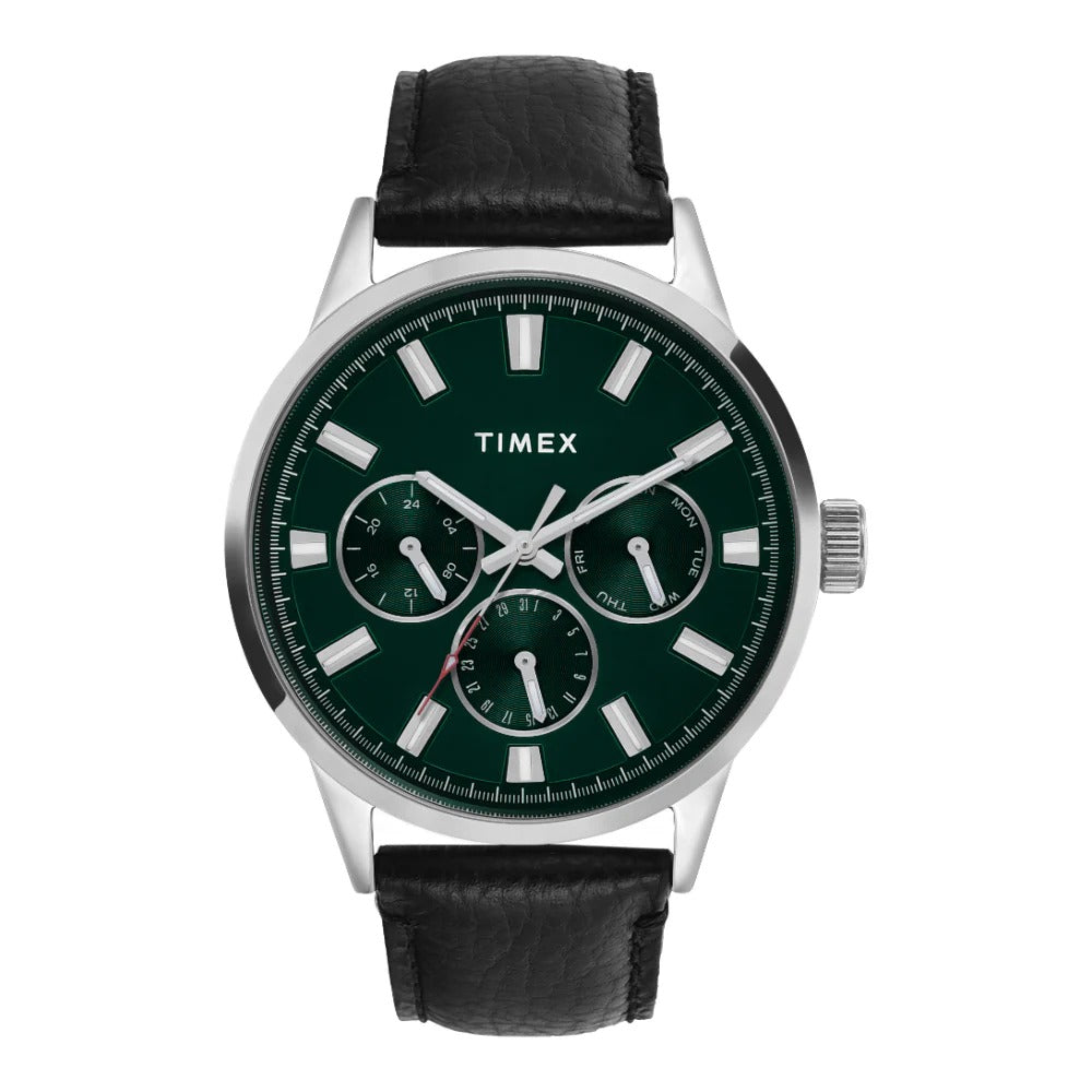 Timex Fashion Green Multifunction Dial Men's Watch- TWEG19927