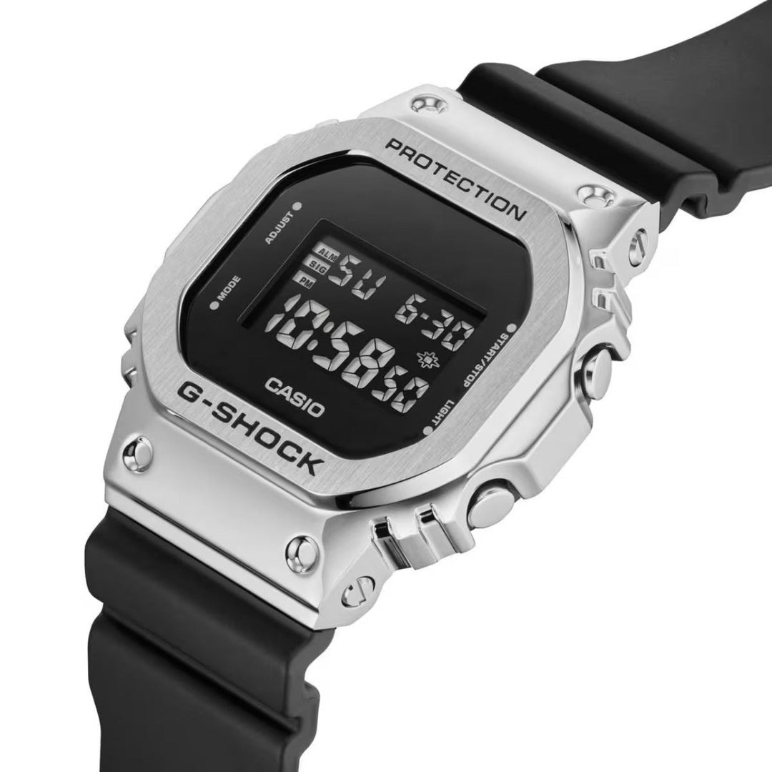 G-Shock Black Dial Metal Square Digital Men's Watch GM-5600-1DR