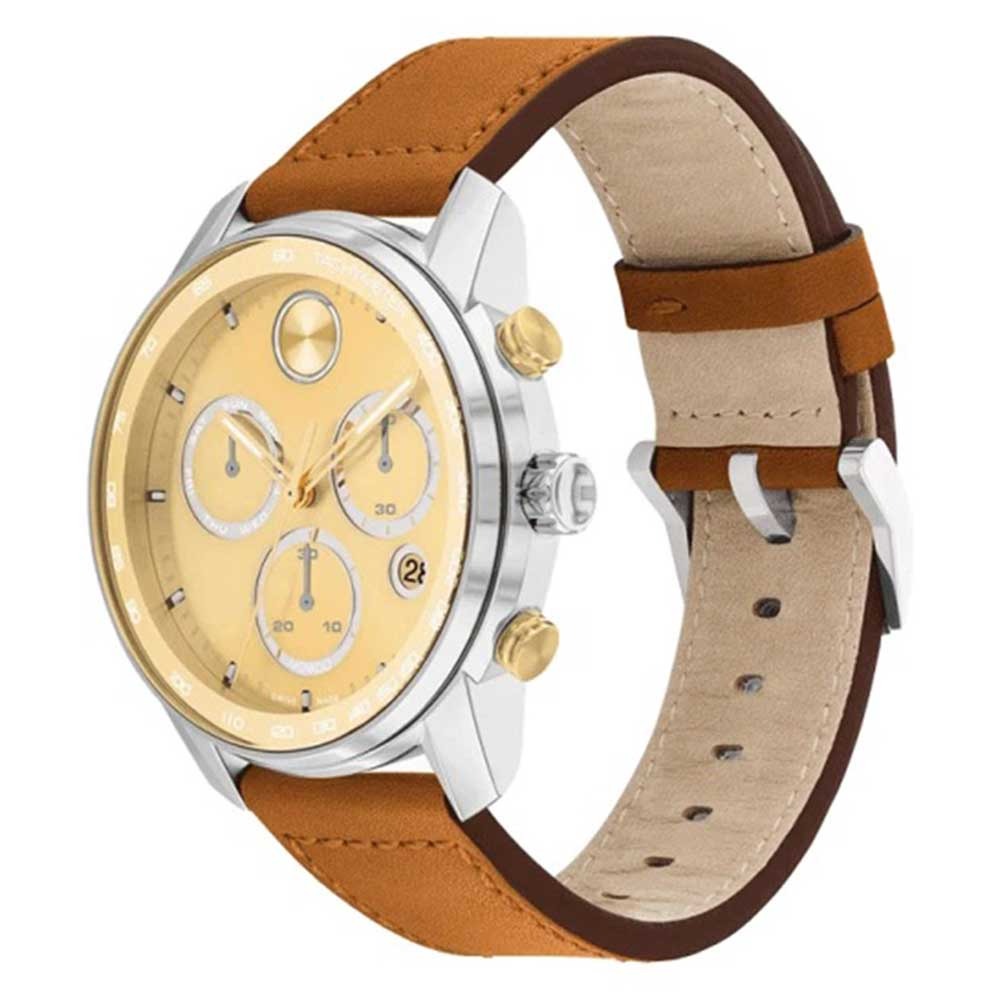 Movado BOLD Verso Gold Dial Men Watch 3600908