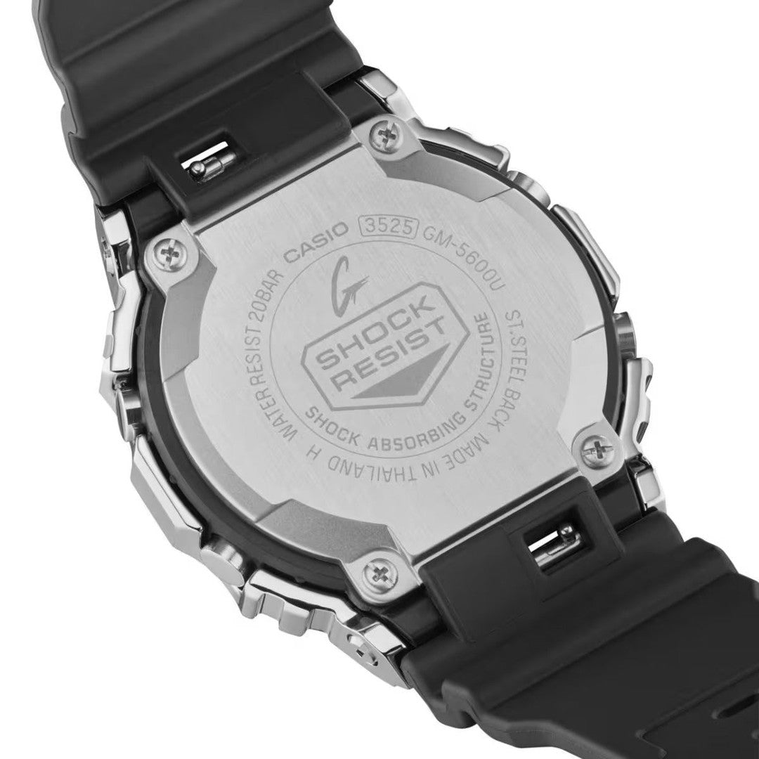 G-Shock Black Dial Metal Square Digital Men's Watch GM-5600-1DR